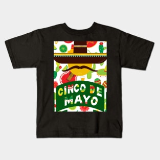 Cinco de Mayo Mexican Holiday Kids T-Shirt